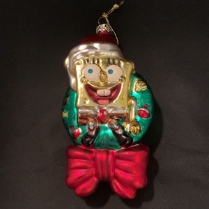 🎄Sponge Bob Square Pants Glass Christmas Ornaments